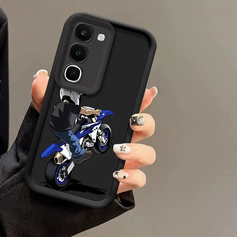 Гибкий силиконовый чехол для Realme C100 5G C100i C100x 4G, защитный чехол с ударопрочным дизайном и принтом Motocyber. (art.: 3920dcd53db2d) - 3920dcd53db2d