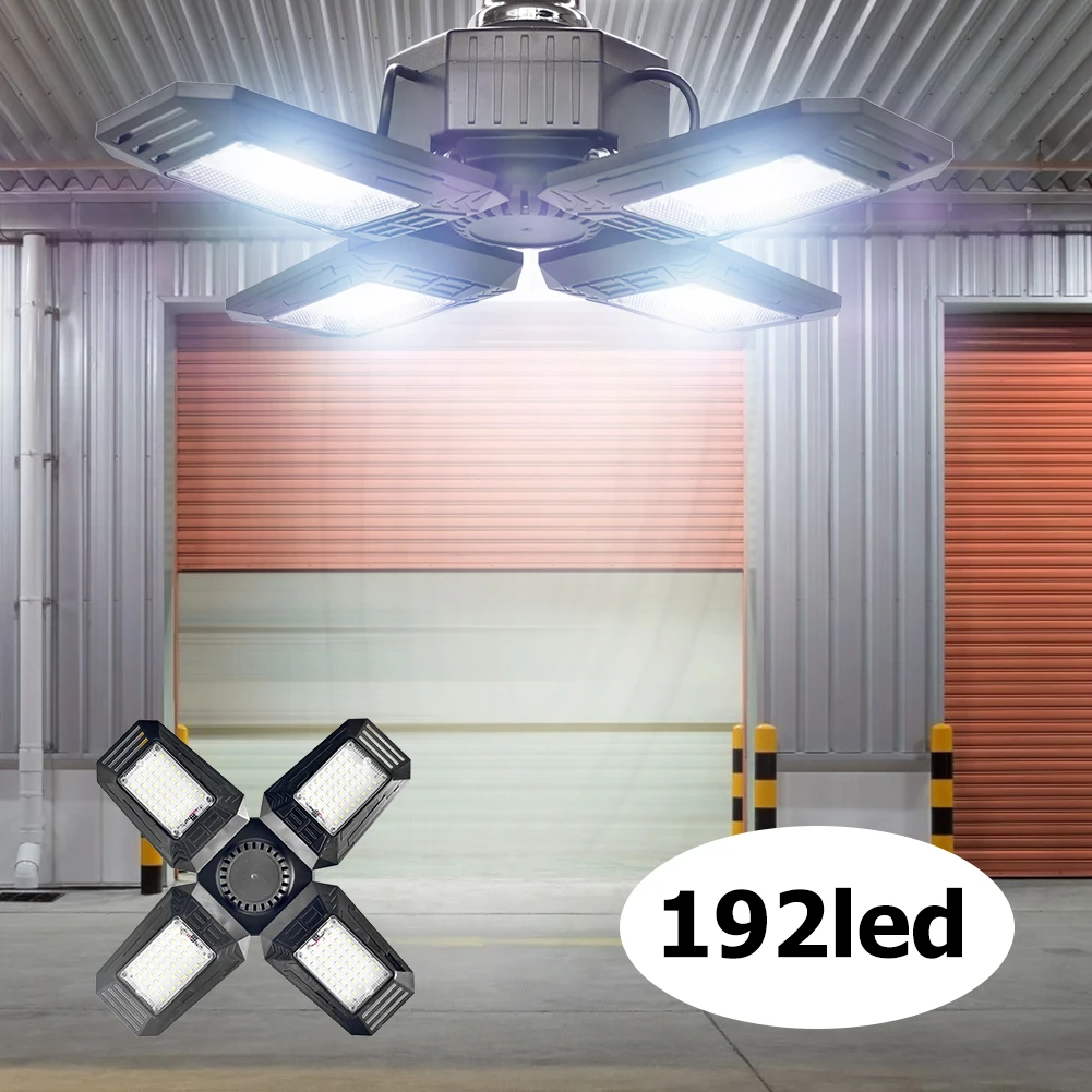 

AC 85-265V E27 LED Ceiling Lights E27 Deformable Garage Lights Home Workshop Garage Deformable Folding Lamps