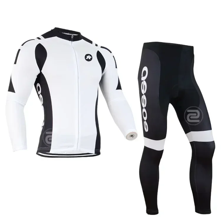 Осенний велосипедный трикотаж с длинными рукавами брюки-комбинезон