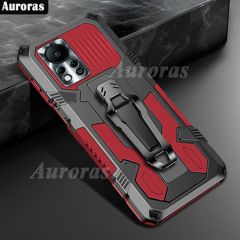 auroras for infinix hot 11s nfc case magnetism shockproof armor cover holder back clip case for infinix hot11 s cover free global shipping