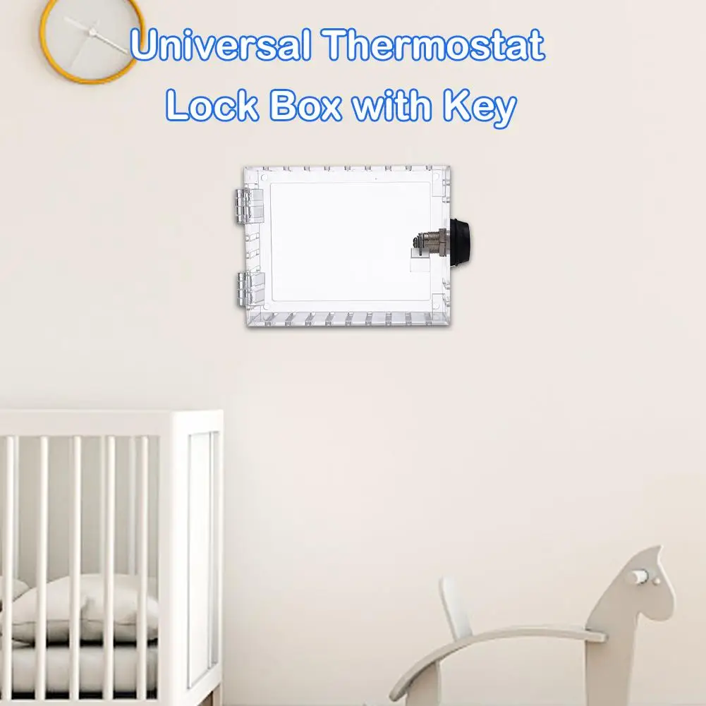 

All Around Large Universal Thermostat Lock Box With Combination Lock Clear Thermostat Guard For Wall Fits Thermostats With F9S4