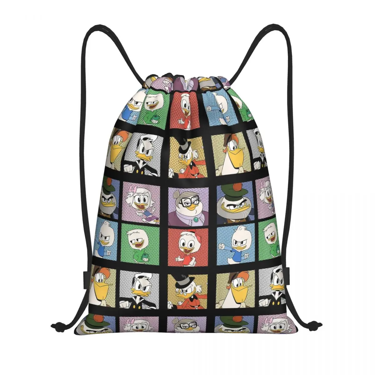 Изготовленный На Заказ Рюкзак на шнурке DuckTales Group Shot для мужчин и женщин легкий