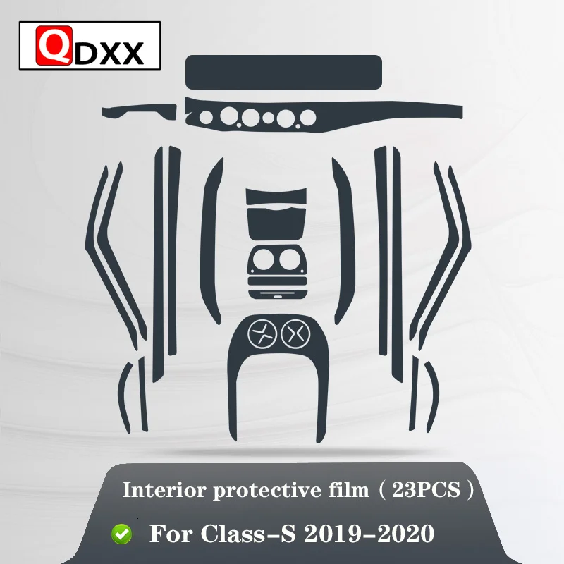 Для Mercedes Benz Class-S W221 W222 S350 S450 2014-2020 Автомобильная интерьерная центральная консоль