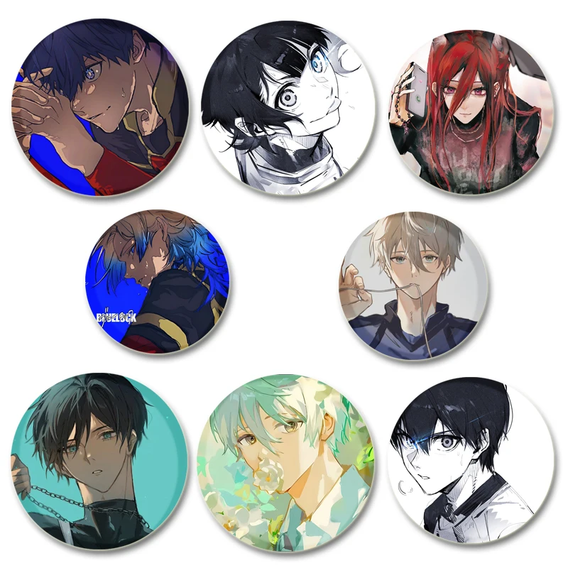 32/44/58 мм коллекция фанатов популярная игра синий замок броши жесть мультфильм