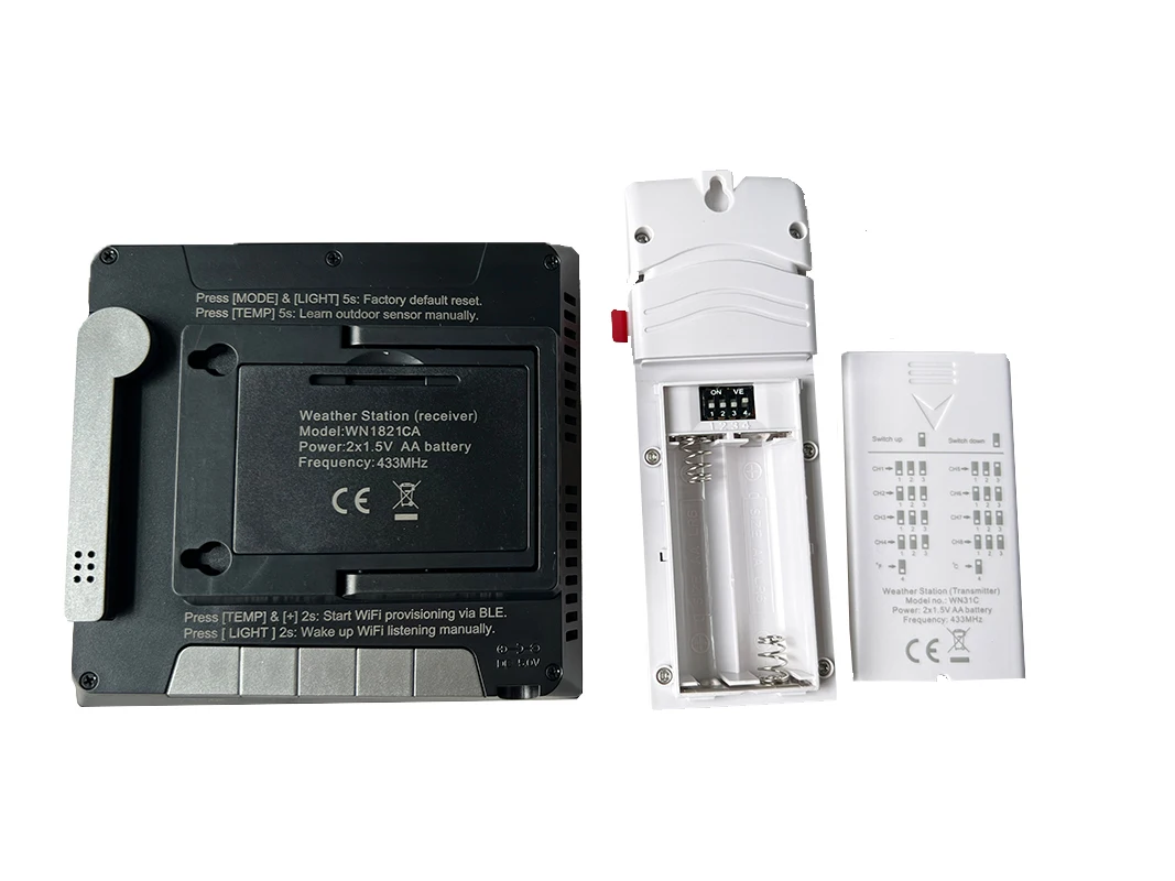 Misol/WN1821 температура влажность CO2 метеостанция обнаружения углекислого газа