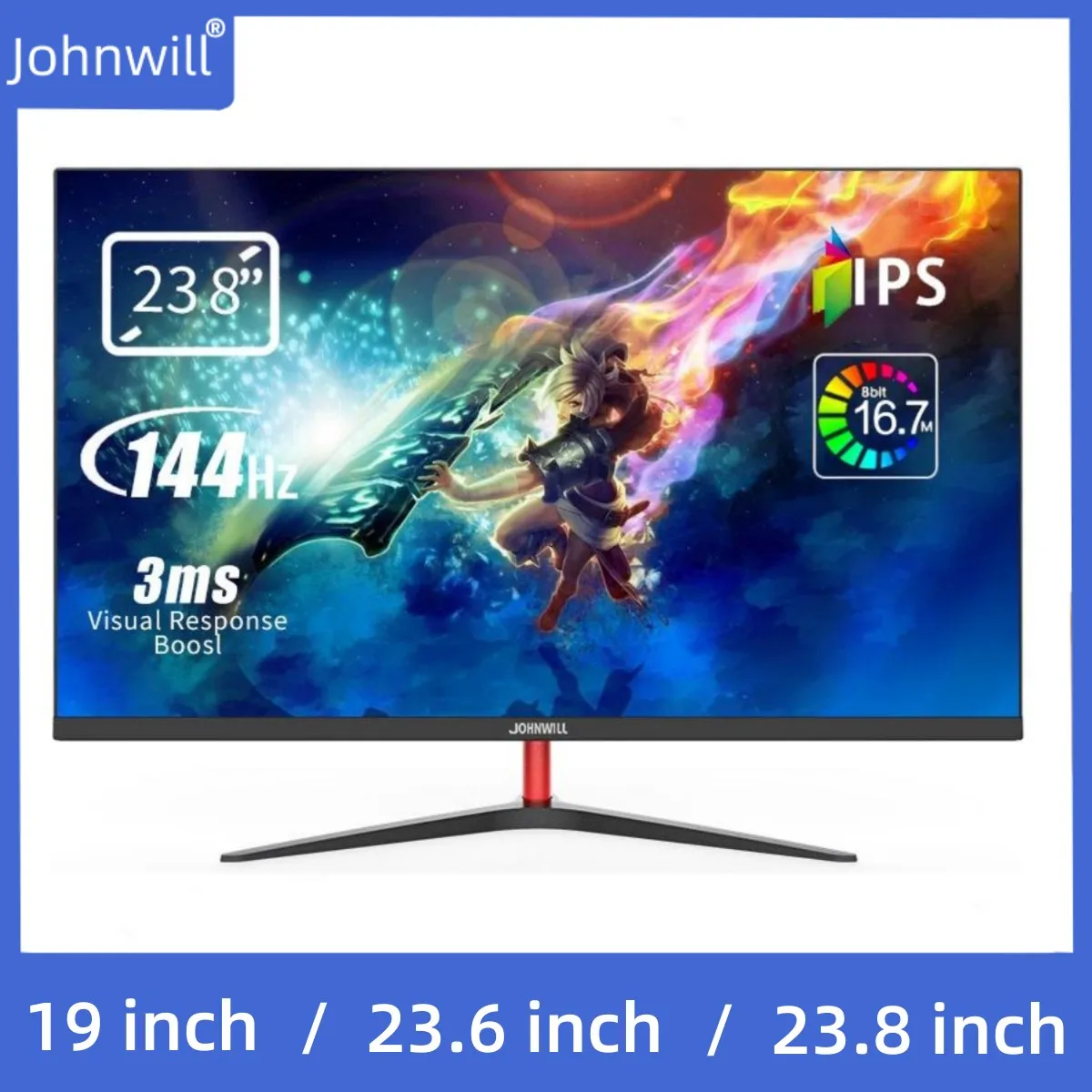 Монитор VGA HDMI для персонального геймера, 23,8 дюйма, компьютерный монитор для Xiaomi PS4 Switch Raspberry Pi XBOX Series
