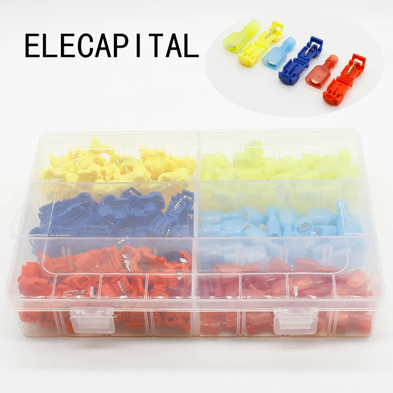 180 шт. 90 пар шотландский замок быстроразъемные соединители для проводов обжимные клеммы для электрического автомобиля аудио