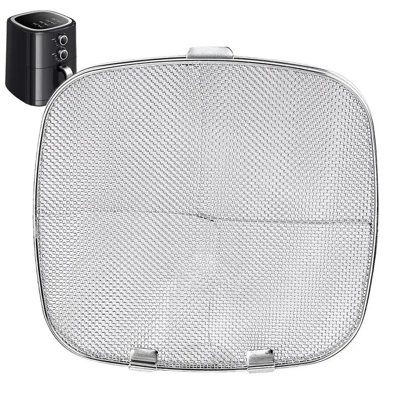 

Защита от брызг из нержавеющей стали для Ninja Foodi AG301, масляная крышка кастрюли, сковорода, экран от брызг, устойчивые к образованию брызг, инструменты для готовки