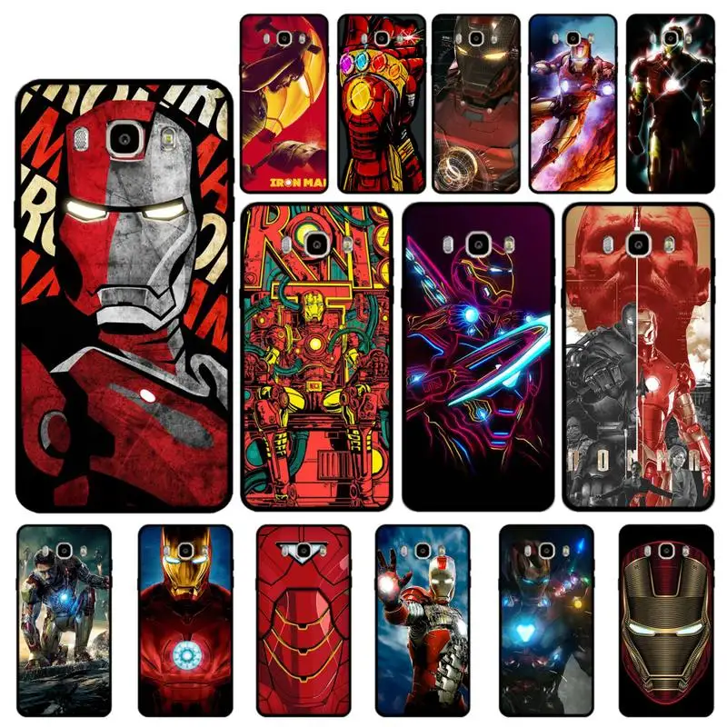 

Disney Iron Man Phone Case for Samsung J 4 5 6 7 8 prime plus 2018 2017 2016 J7 core