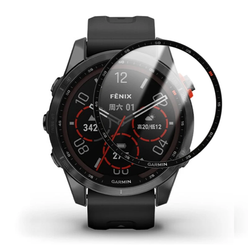 Защитная пленка для 3D крышки Garmin Fenix 7/7s/7x/Epix CAME 2 Plus/2S/SQ Vivoactive 4/4S аксессуары защиты