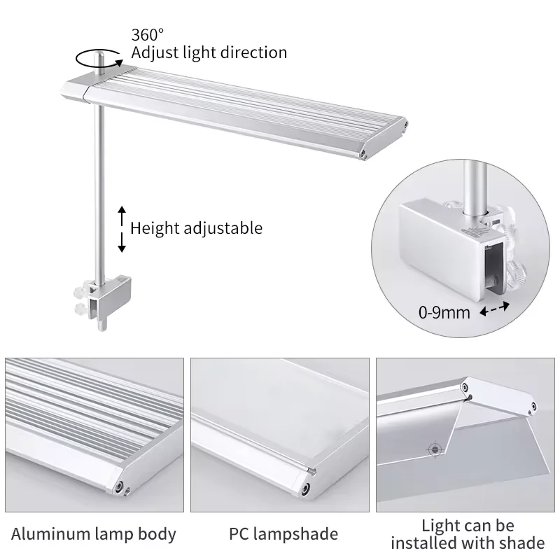 Аквариумная RGB-лампа для аквариума 10 Вт