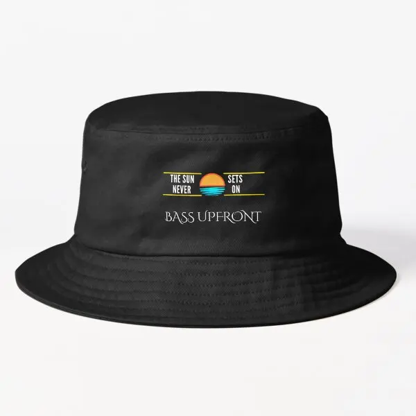 

Bass Upfront Hat Bucket Hat Bucket Hat Solid Color Fishermen Mens Summer Hip Hop Spring Sun Fashion Women Outdoor Fish Black