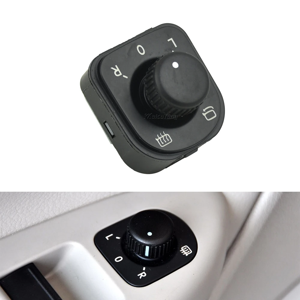 Car Adjust Knob Mirror Control Switch Auto Parts Fit for VW Golf MK5 MK6 2006-2013 B6 3C EOS 2006-2011 CC 2009-2012 1K0959565J