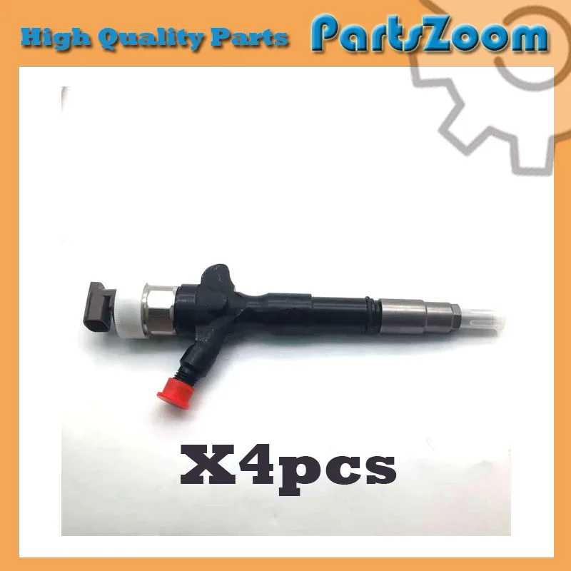 

4Pcs 2KD-FTV injector 23670-09360 for DENSO injection diesel TOYOTA HILUX 23670-0L070 095000-8740 095000-7761 HIACE V2.5 D4D