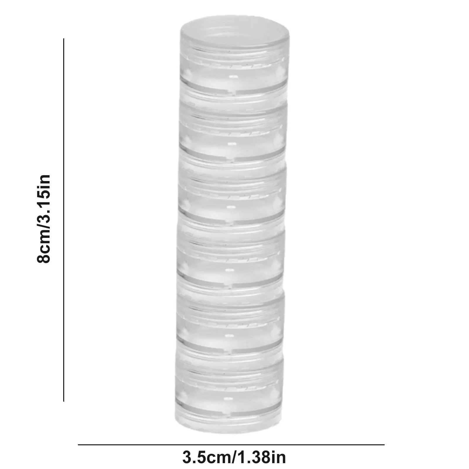 

Прозрачные косметические банки для путешествий