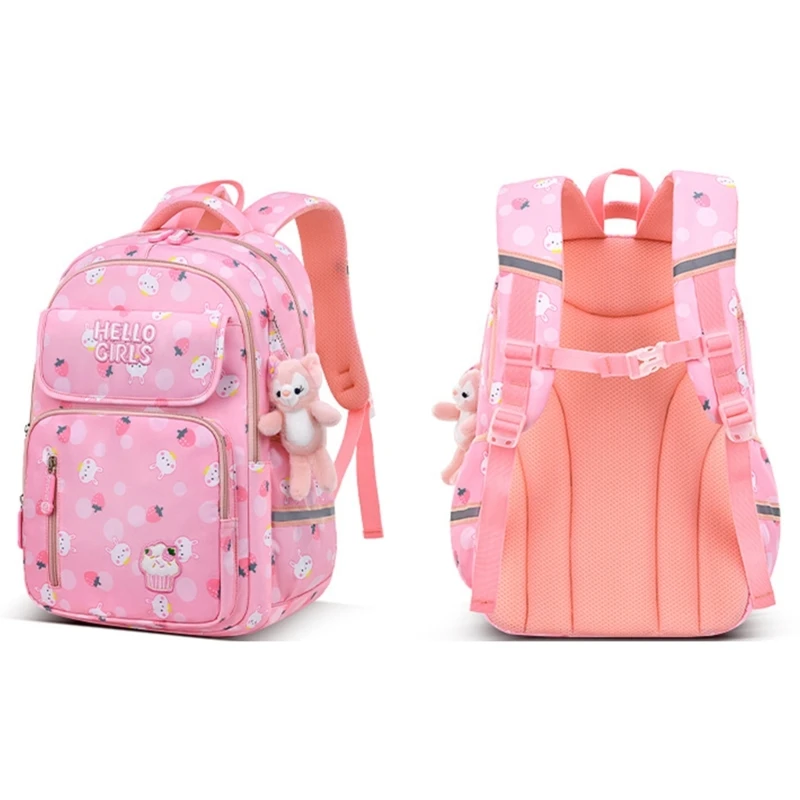 

2023 Детская Сумка Школьная Сумка Школьная Сумка Для Девочек Брызгозащитный Рюкзак Милая Мультфильм Сумка На Ремне Начальный