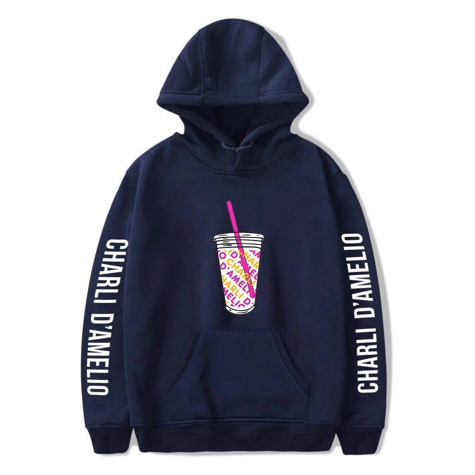 

Новинка, толстовка Charli Damelio Merch, мужские и женские свитшоты, Осенние Топы в стиле Харадзюку, пуловер, Повседневный пуловер с принтом ледяного ...