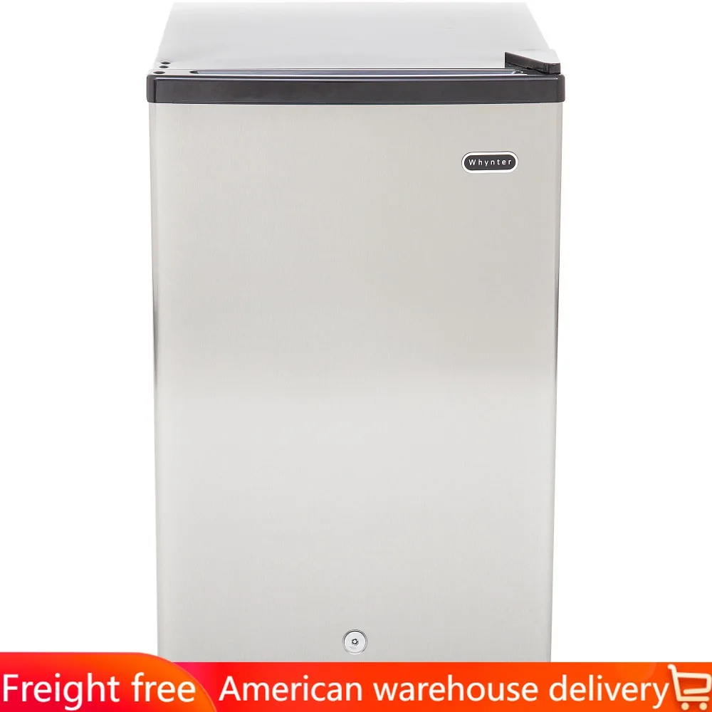 

Cuf-210SS Energy Star Stainless Steel Upright Freezer With Lock 2.1 Cu Ft Deep Freezing Appliances Kitchen Home，free shipping