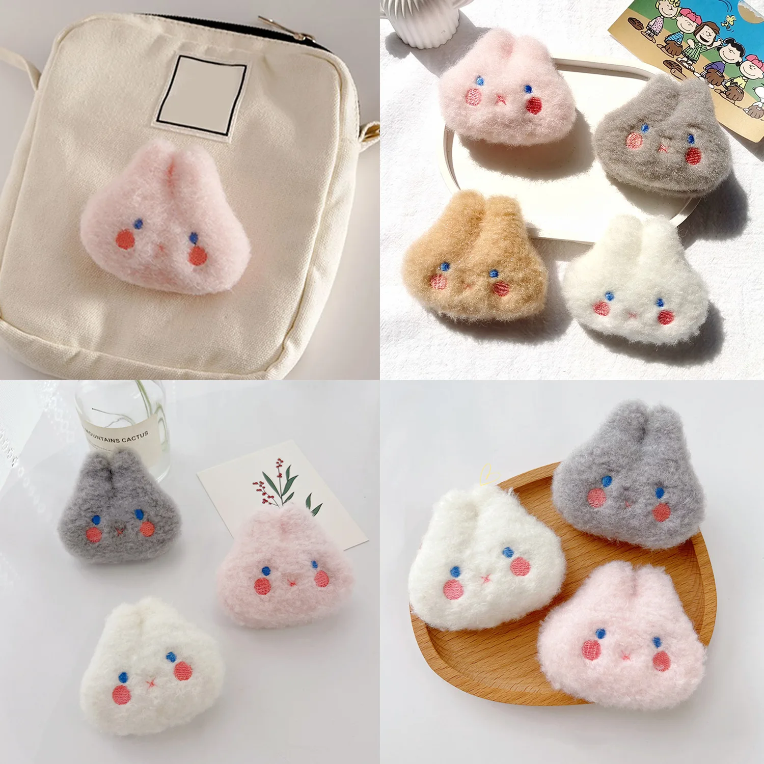 Брошь в виде кролика