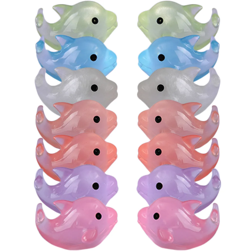 Микропейзаж миниатюрные фигурки дельфинов украшение из смолы реалистичные