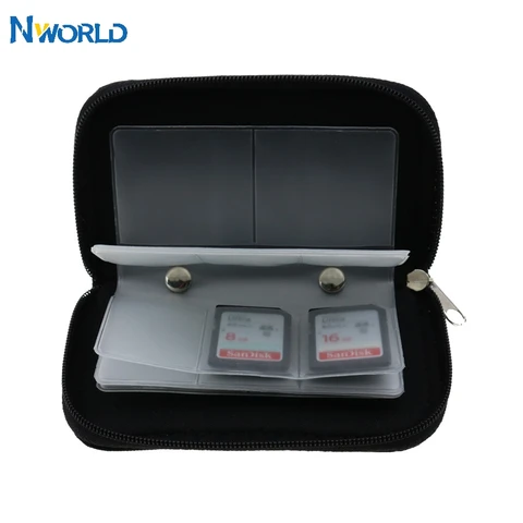 Чехол для хранения карт памяти Nworld SD SDHC MMC CF Micro SD, чехол для держателя, чехол для карт памяти