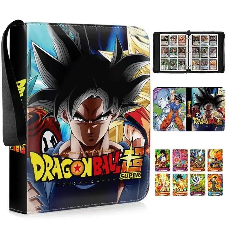 Фото 900 шт., папка для книг Dragon Ball Freeza, папка для книг на молнии, аниме Son Goku Vegeta, коллекция карт на молнии из искусственной кожи, альбом, игрушка в подарок №5
