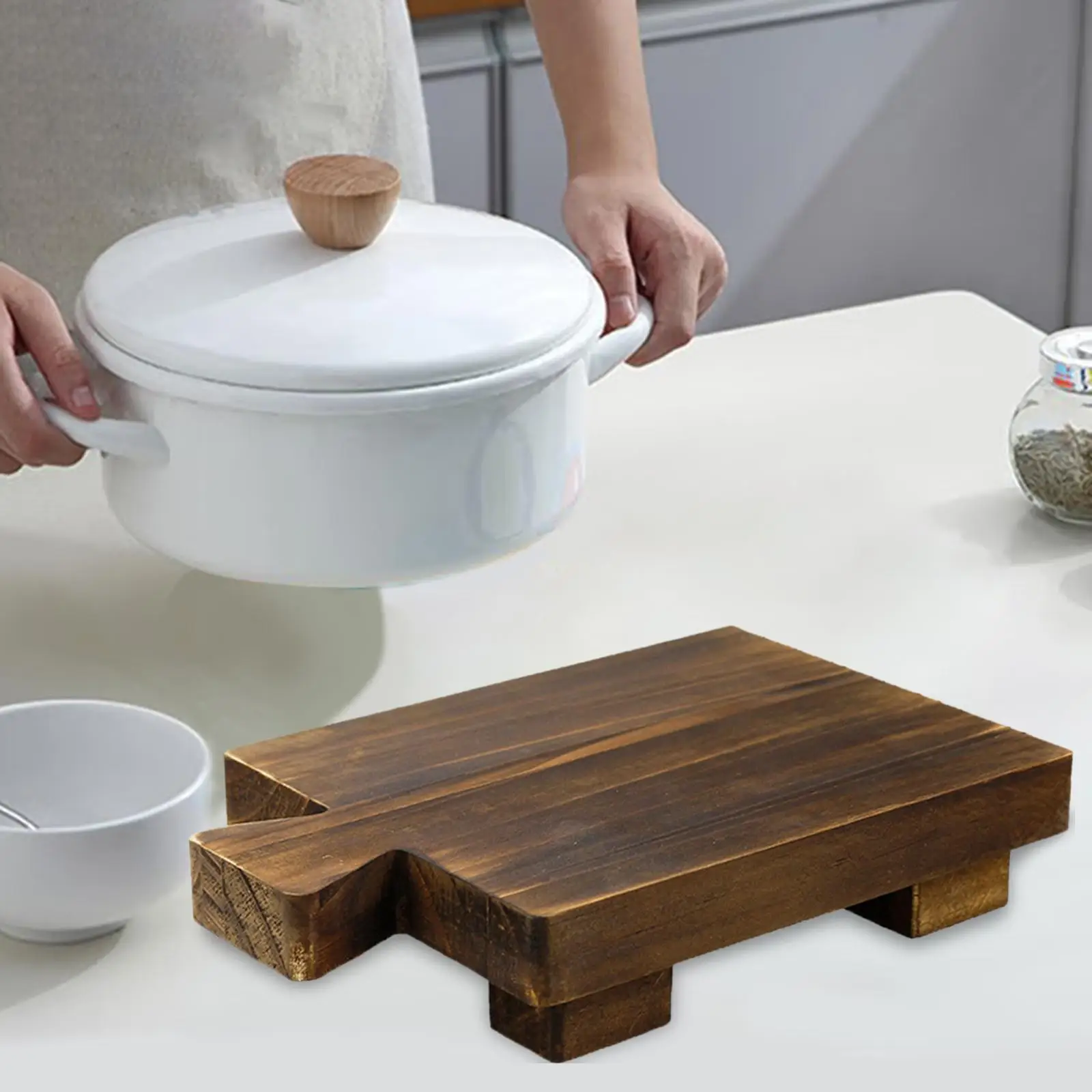 

Деревянный поднос, подставка для торта, подставка для кастрюль и ковриков, деревянная подставка для мыла для свадьбы, ванной, для дома и улицы, для кухни