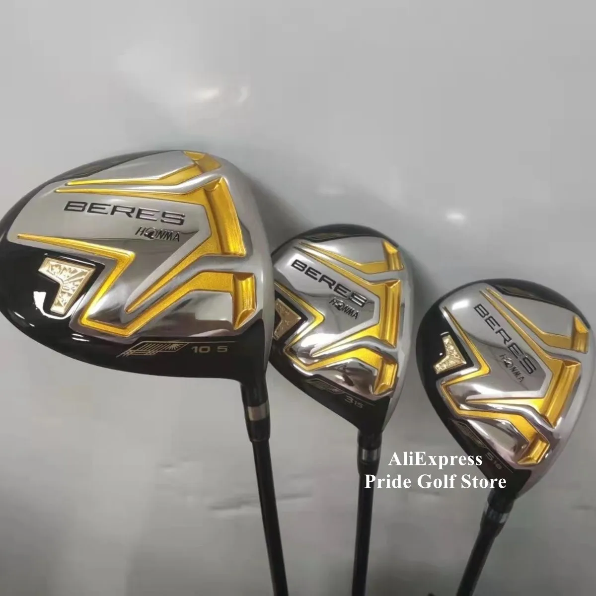 2022 New Golf Driver HONMA S08 4 star Beres Golf Driver set fairway woods (3 pcs) Graphite R S flex with Head cover