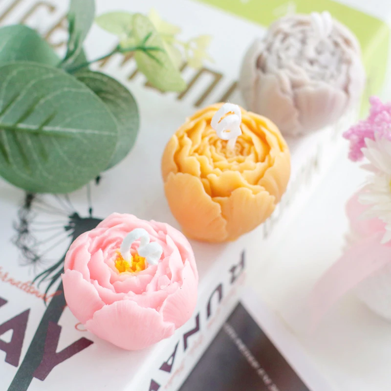 1 шт. форма для торта в форме розы DIY шоколадные помадные свечи восковые