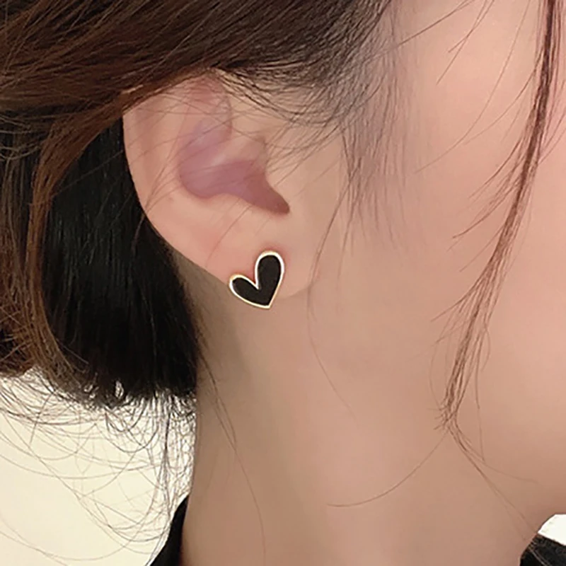 Женские серьги-гвоздики FOXANRY модные корейские милые маленькие и простые серьги в