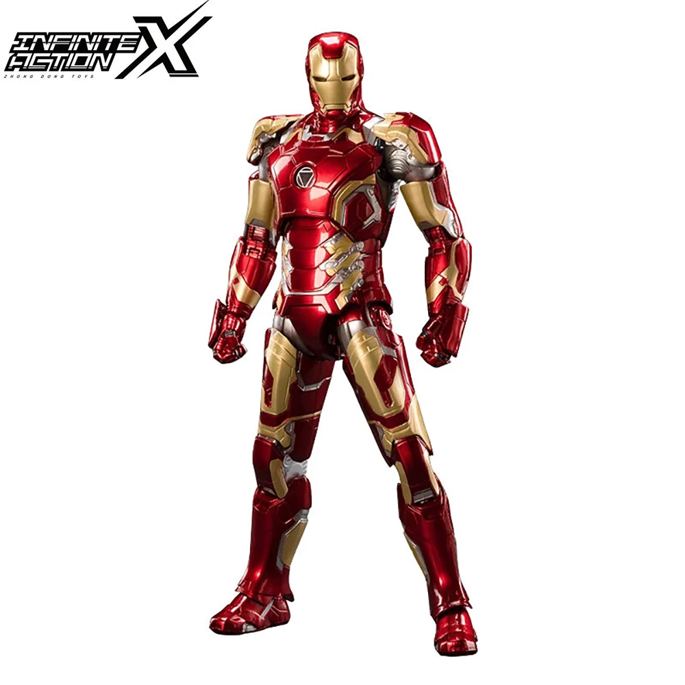 

In Stock ZD Toys Infinite Action X Marvel Legend Iron Man Mk XLIII Action Figure Collectible Model Toys Brithday Gifts for Kids
