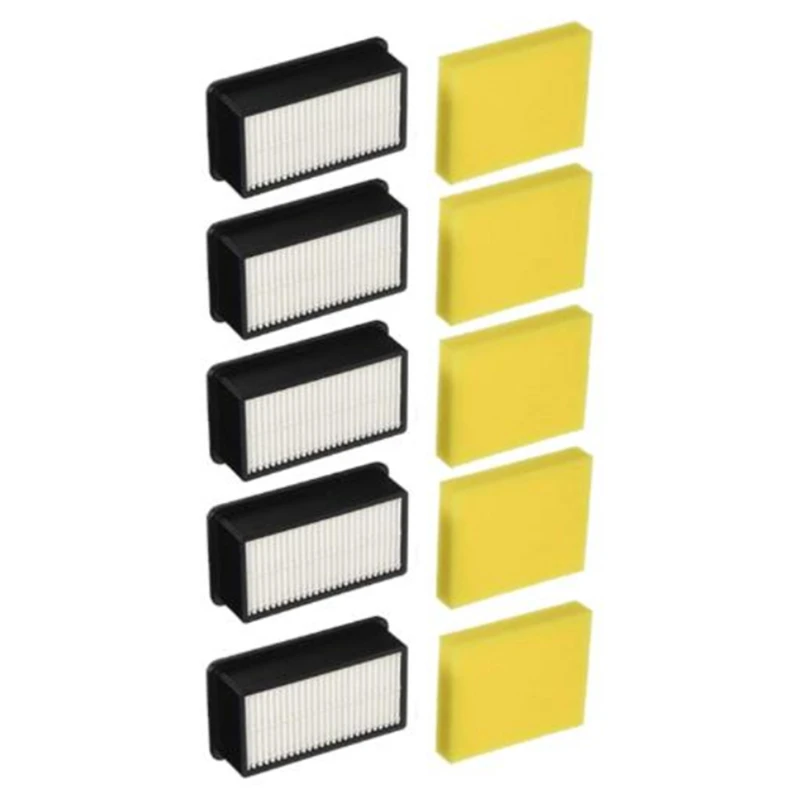 

5 упаковок фильтров для пылесосов Bissell 1008 Cleanview, Набор сменных фильтров, сравните с деталями 2032663 и 1601502