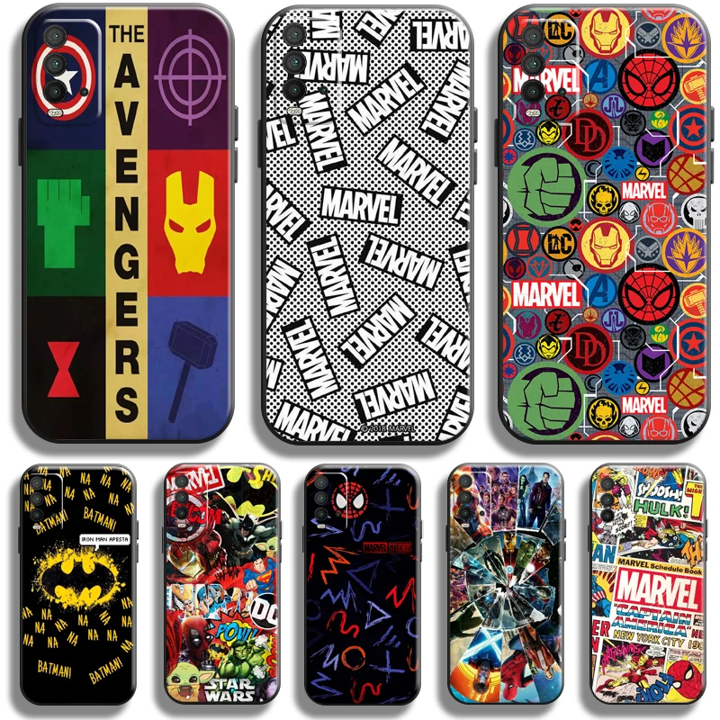 

Marvel Avengers Logo For Xiaomi Redmi 9T Phone Case Funda Silicone Cover Carcasa Back