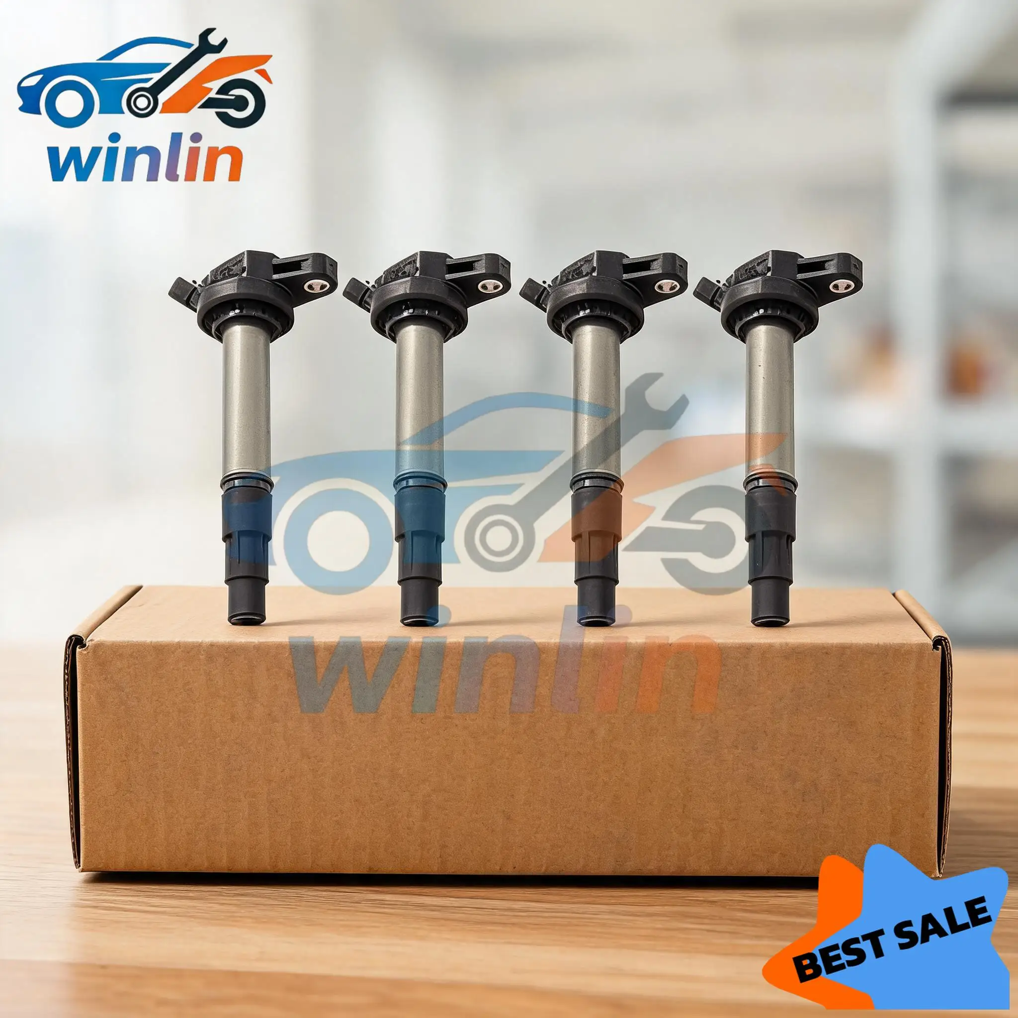 Фото Катушка зажигания OEM 90919-02252 90919-02258 для Toyota Corolla/RAV4/Avensis/Prius/Runx/Verso 1998–2022 гг.