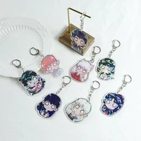anime inuyasha sesshoumaru acrylic figures pendant key chain bag decoration collection jewelry