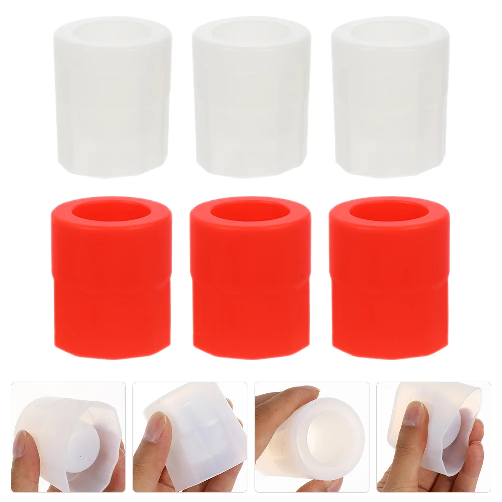 

6 Pcs Glass Molds Ice Cube Cocktails Silicone Bottle Trays Freezer Cup Maker Novelty