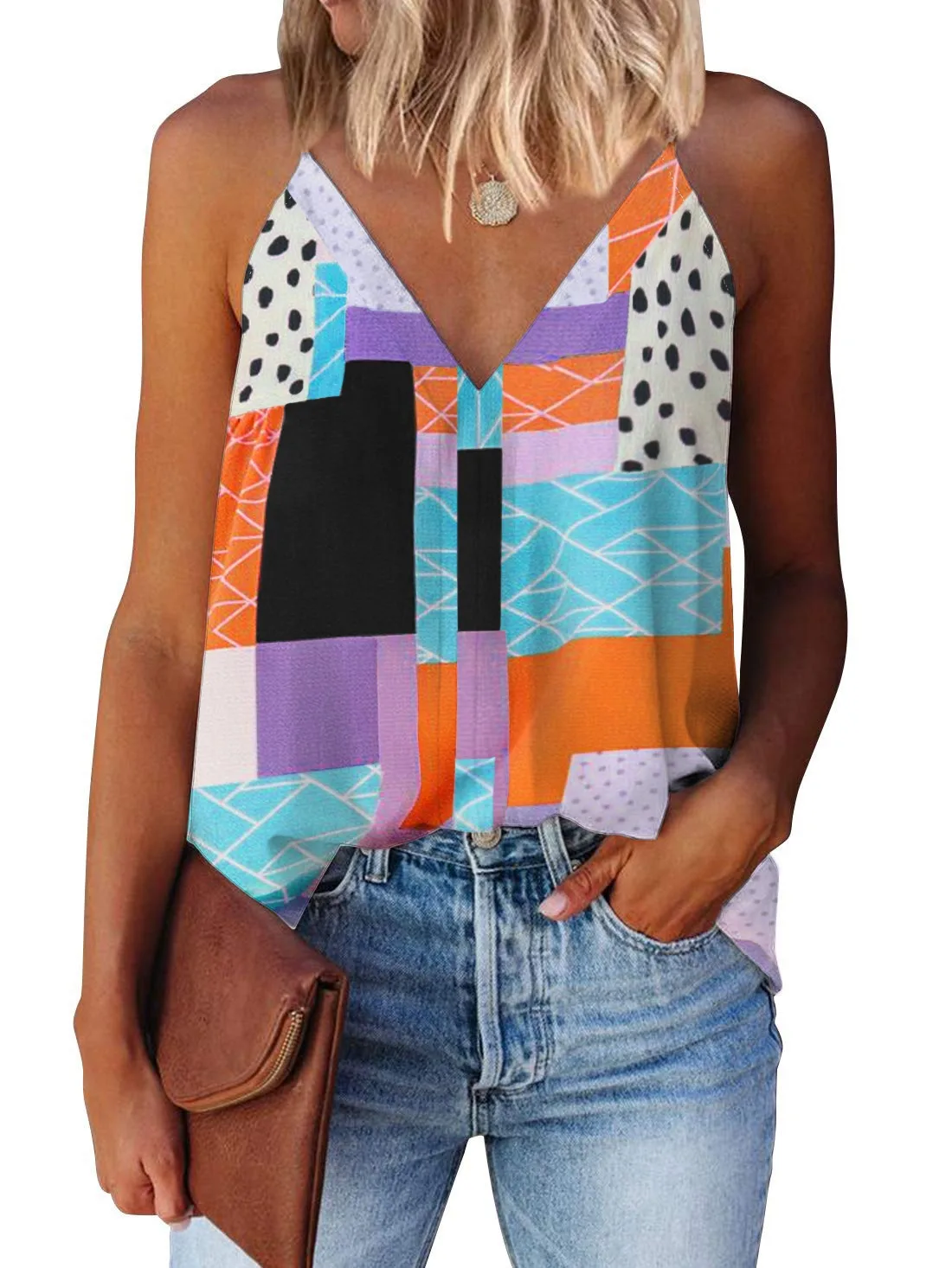 

The new watermarked vest with temperament women's casual slimming commuter suspenders design sense