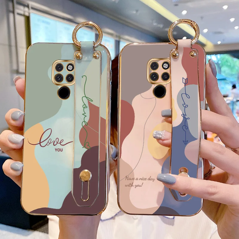 

For Huawei Mate 20 Mate 20 Pro 20 X 30 Nova 3 3i 4 5i P20 Lite P Smart Plus 2018 Morandi Color Block Case Splicing Color Block