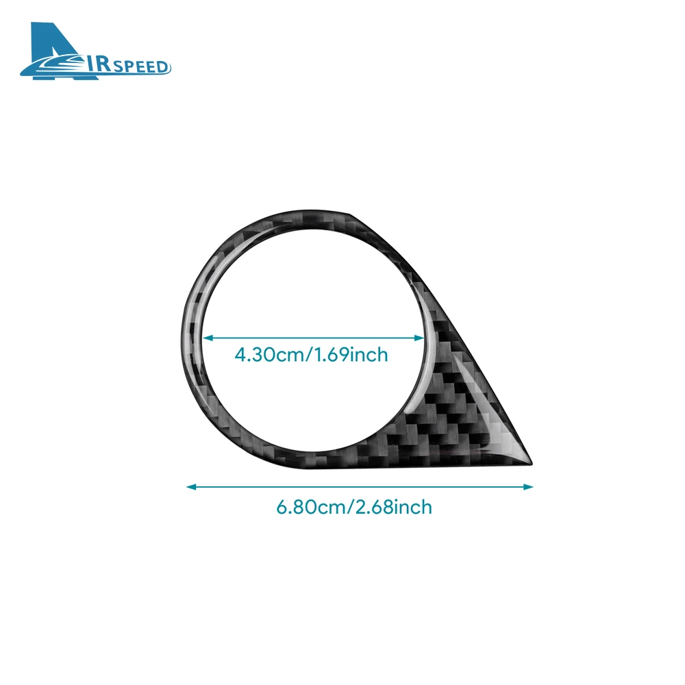 Наклейка из углеродного волокна для Subaru Crosstrek Impreza 2024 кнопки запуска и остановки