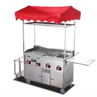 small gas mobile fast snack food cart mobile trailer kitchen for sale