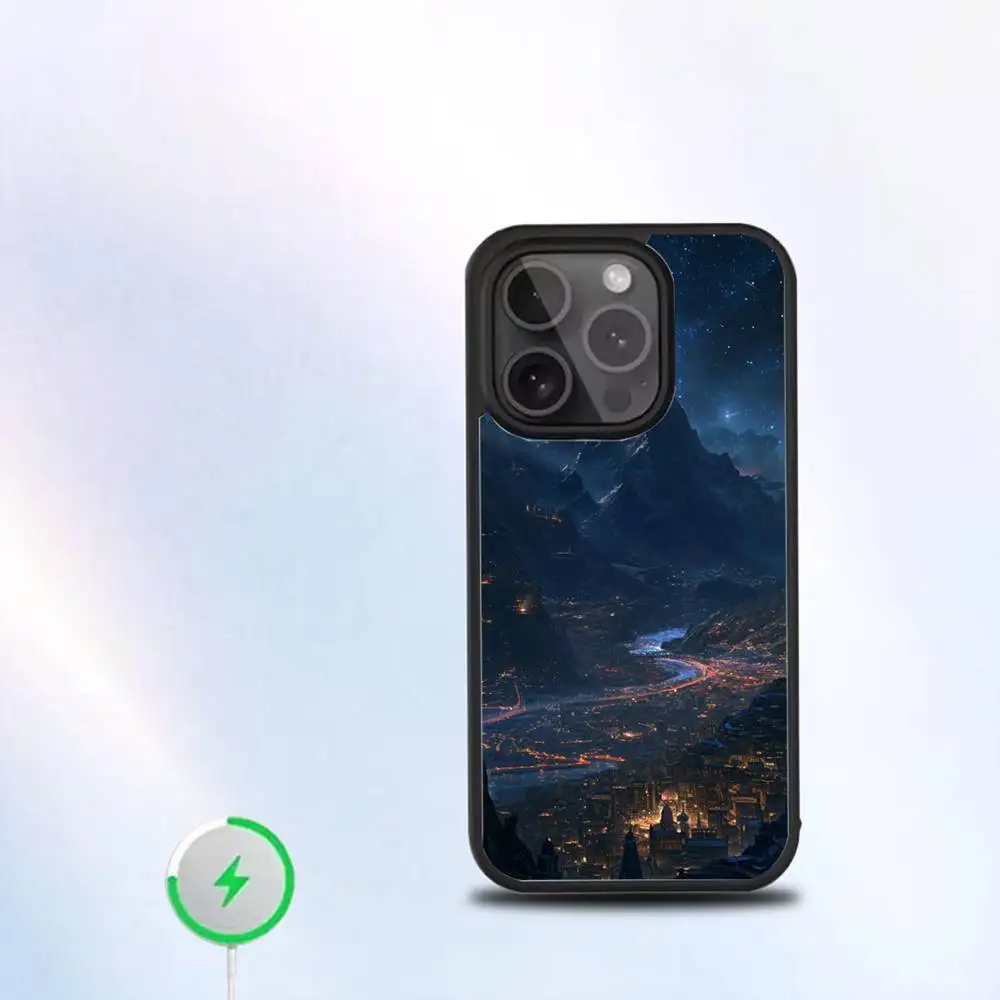 Фото Чехол для телефона Acotar Court M-Mist and Fury для iPhone 16,15,14,13,12,11, Pro, Max, Plus, Mini, SE, новая магнитная беспроводная зарядка Magsafe №2