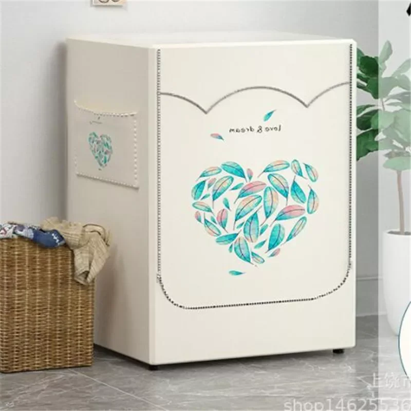 

NEW2023 Washing Machine Dryer Cover Waterproof Silver Coated Fabric Sunscreen Washer Case Funda Lavadora