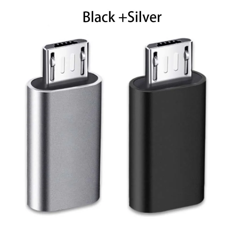 New Type-C To Micro USB Adapter Cable Alloy Micro USB Male to Type C Female Adapter Converter Connector for Phone Tablet