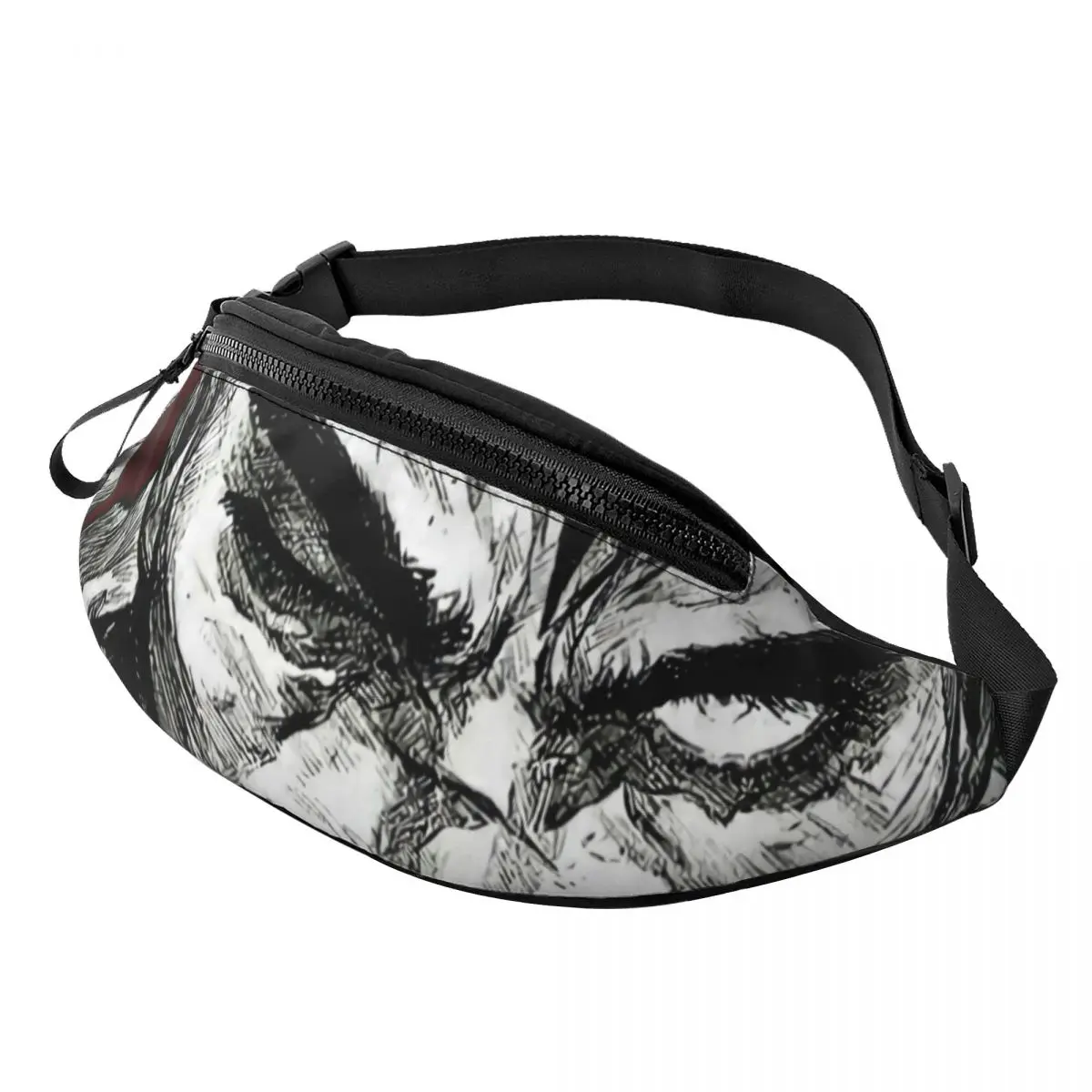 

Guts Swordsman Berserk Waist Bag Anime Naturehike Fisherman Waist Pack Polyester Fashion Bag