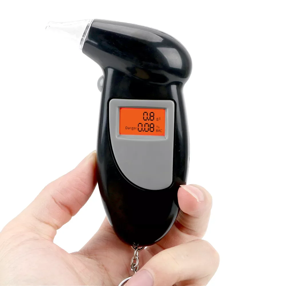 

LEEPEE Digital Alcohol Detector Alcohol Breath Tester Backlight Display Alcohol Tester Breathalyzer Police Alcotest Handheld