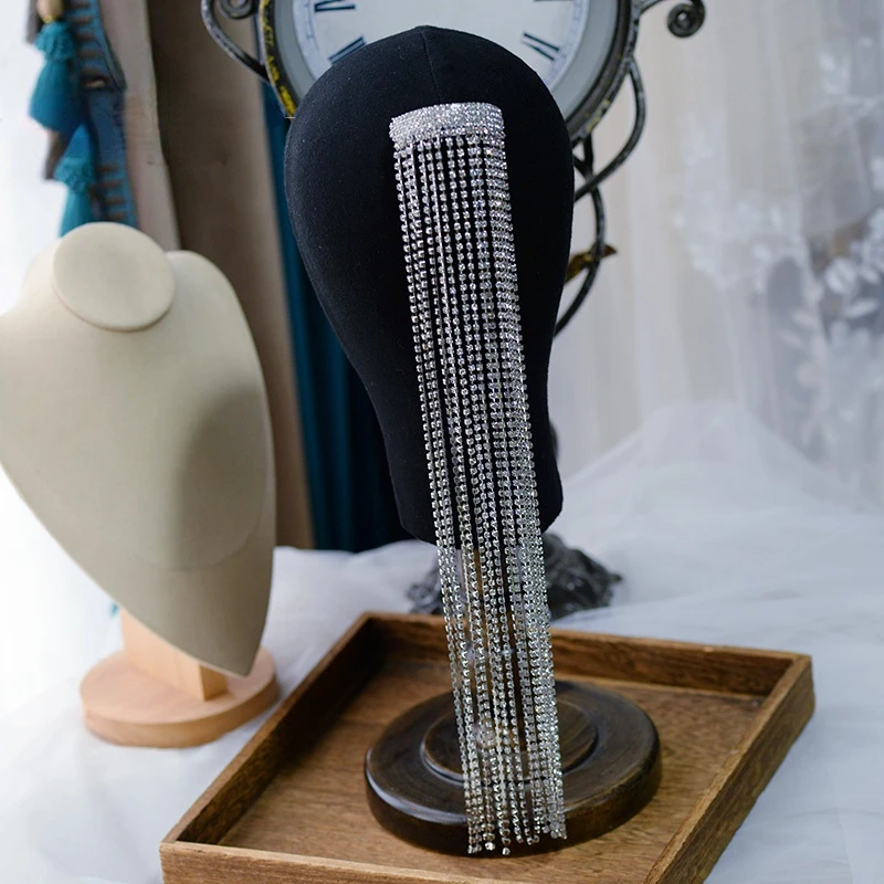 

Rhinestone Alloy Hair Clips Top Clip Hair Accessories Japanese and Korean Brides' Party Style Hair Wear