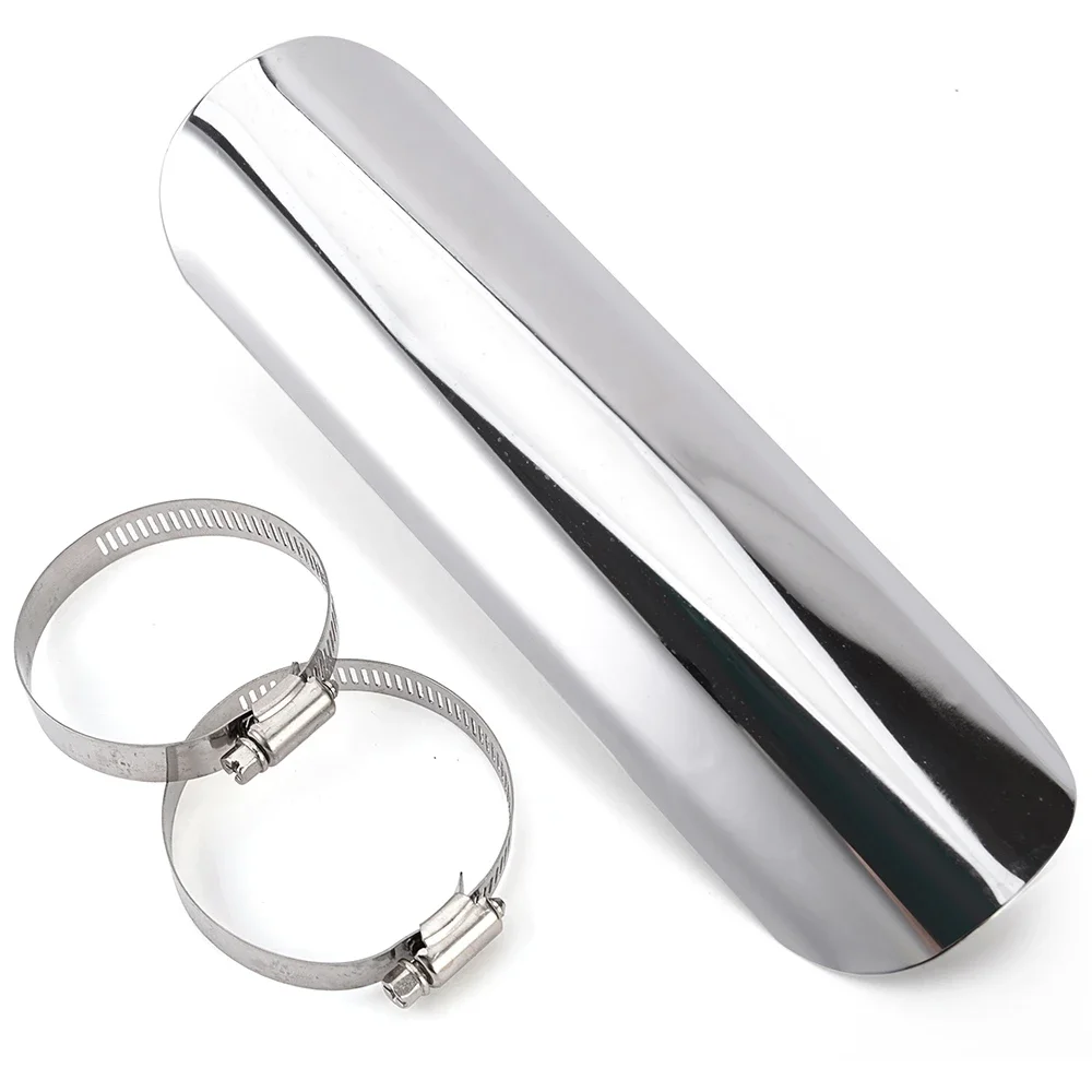 

Защита выхлопной трубы мотоцикла, теплозащитный экран, защита глушителя, противоожоговая крышка, подходит для Harley Honda Yamaha Custom