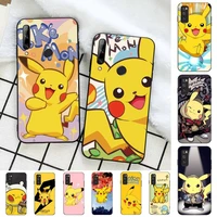 bandai pokemon pikachu phone case for huawei honor 10 i 8x c 5a 20 9 10 30 lite pro voew 10 20 v30