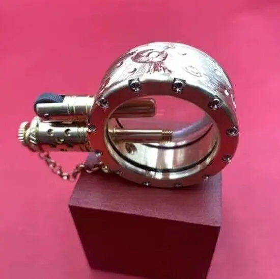 

New Pure Brass Cigarette Lighter Vintage Collectible Kerosene Oil Lighters Gifts