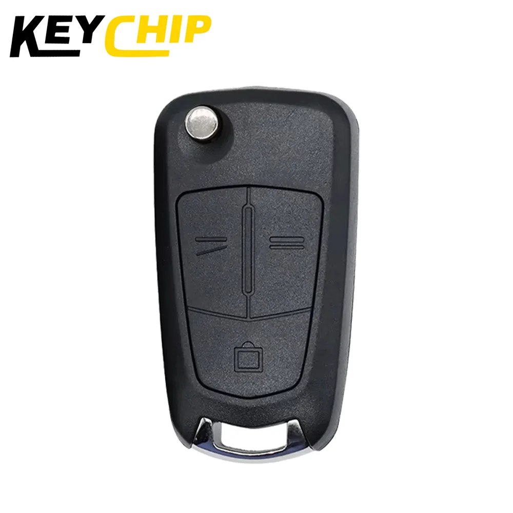 

KC для Opel Vauxhall Corsa D Astra H Zafira B 2004 2005 2006 2007 2008 2013, оригинальный флип-чехол с логотипом и дистанционным управлением для ключа автомобиля